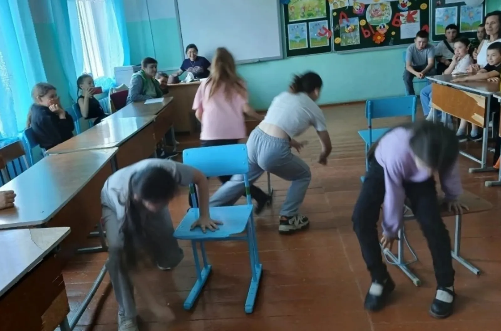 Мәктәп яны  лагерьда чара