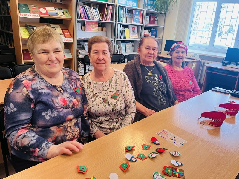 Үзәк район китапханәсендә этно-остаханә оештырылды