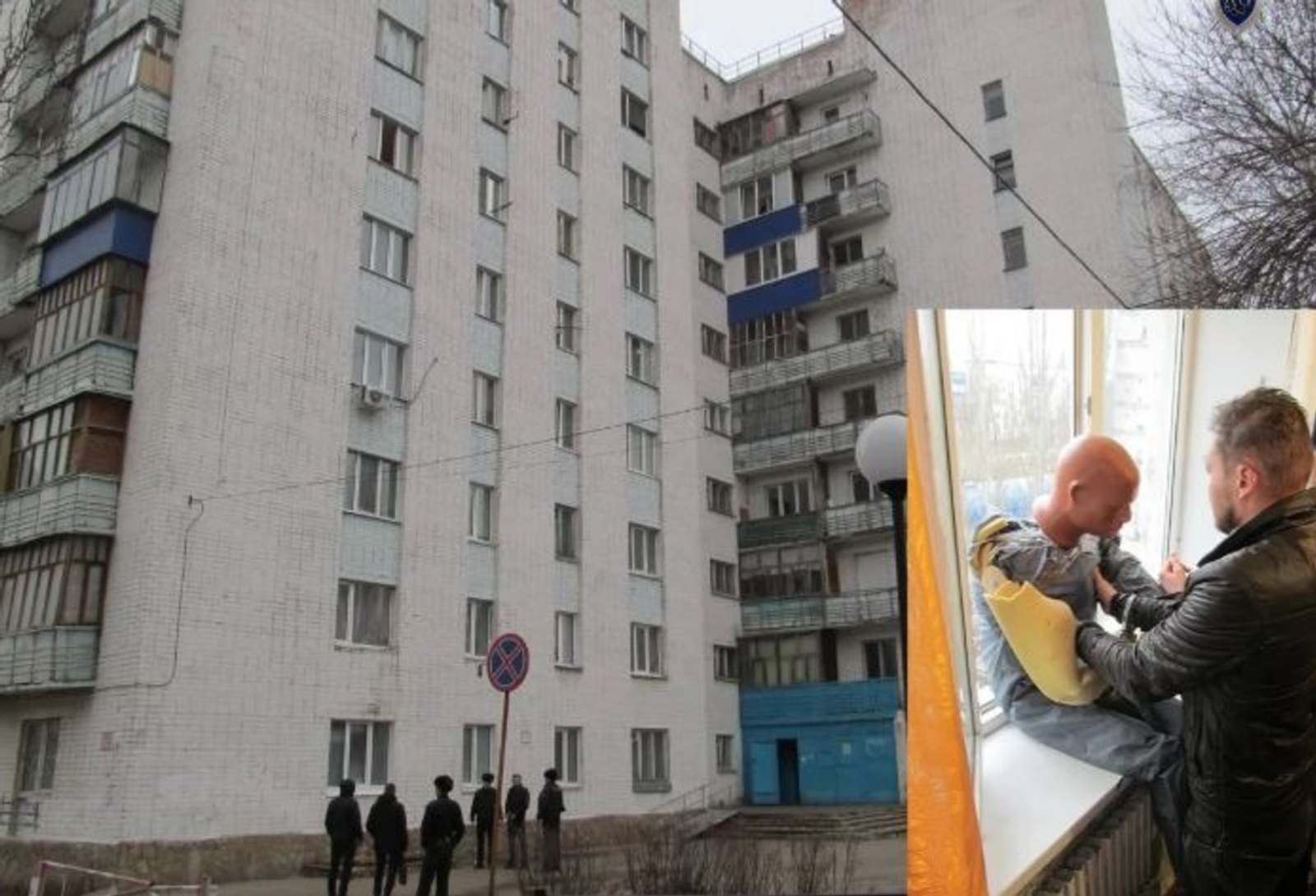 Сын выбросил мать из окна