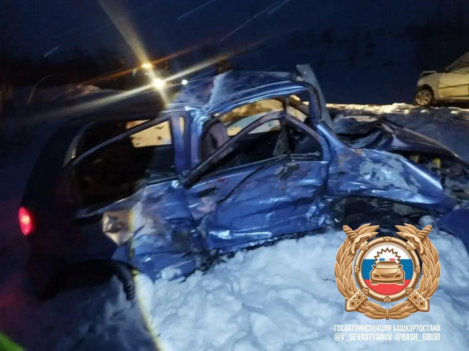 В Учалинском районе Башкирии в ДТП погибла двухлетняя девочка