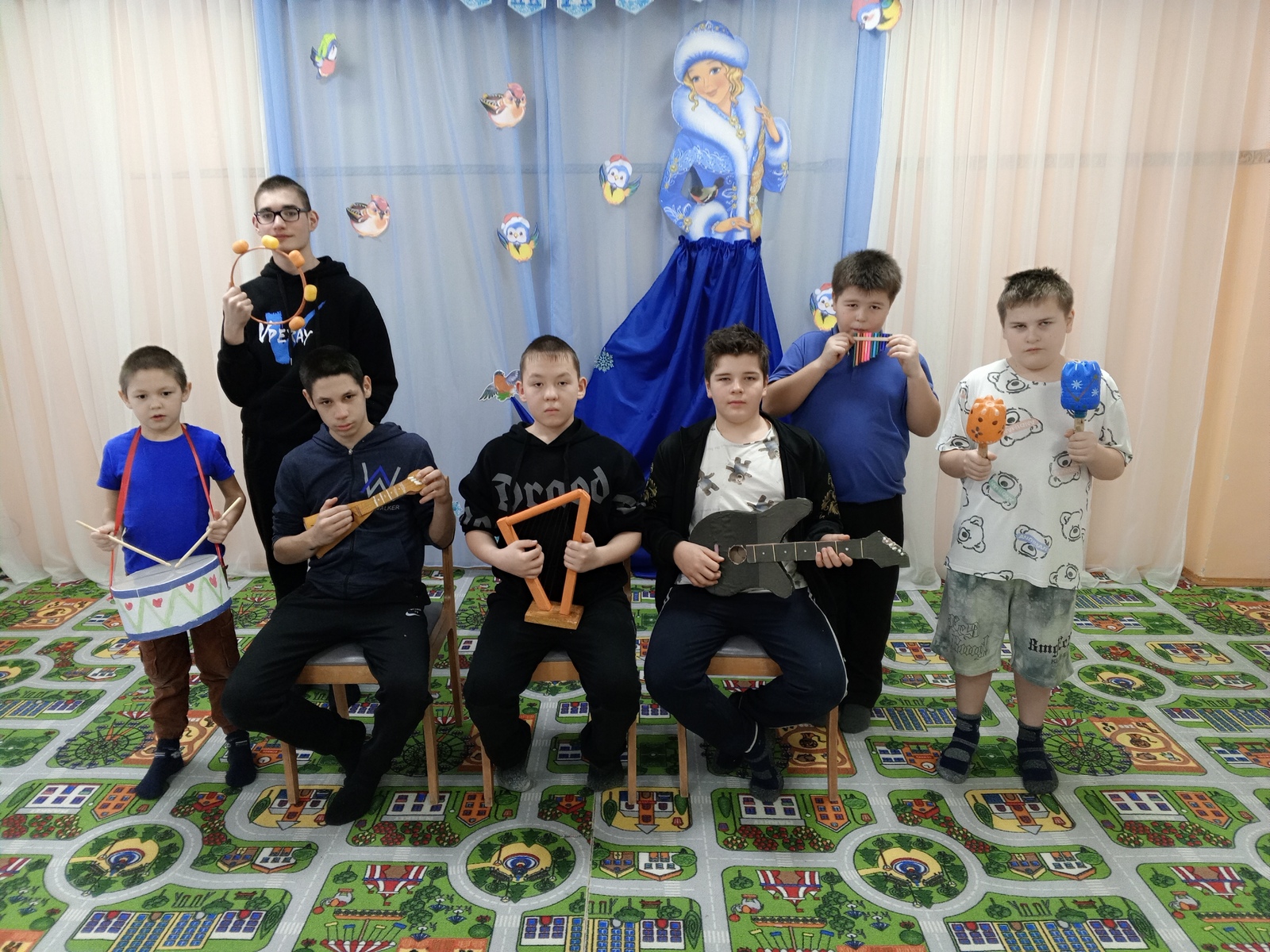 В филиале  реабилитации Балтачевского района дети создают шедевры  из диковинок