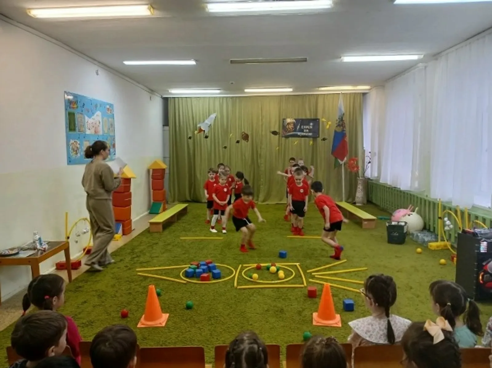 «Космическое здоровье» — спортивный праздник в детском саду