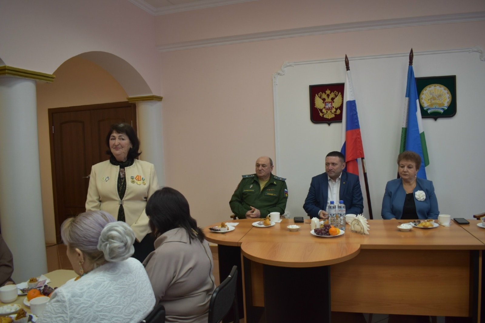 Балтачта СВОда һәлак булган яугирләрнең иң якыннары белән очраштылар