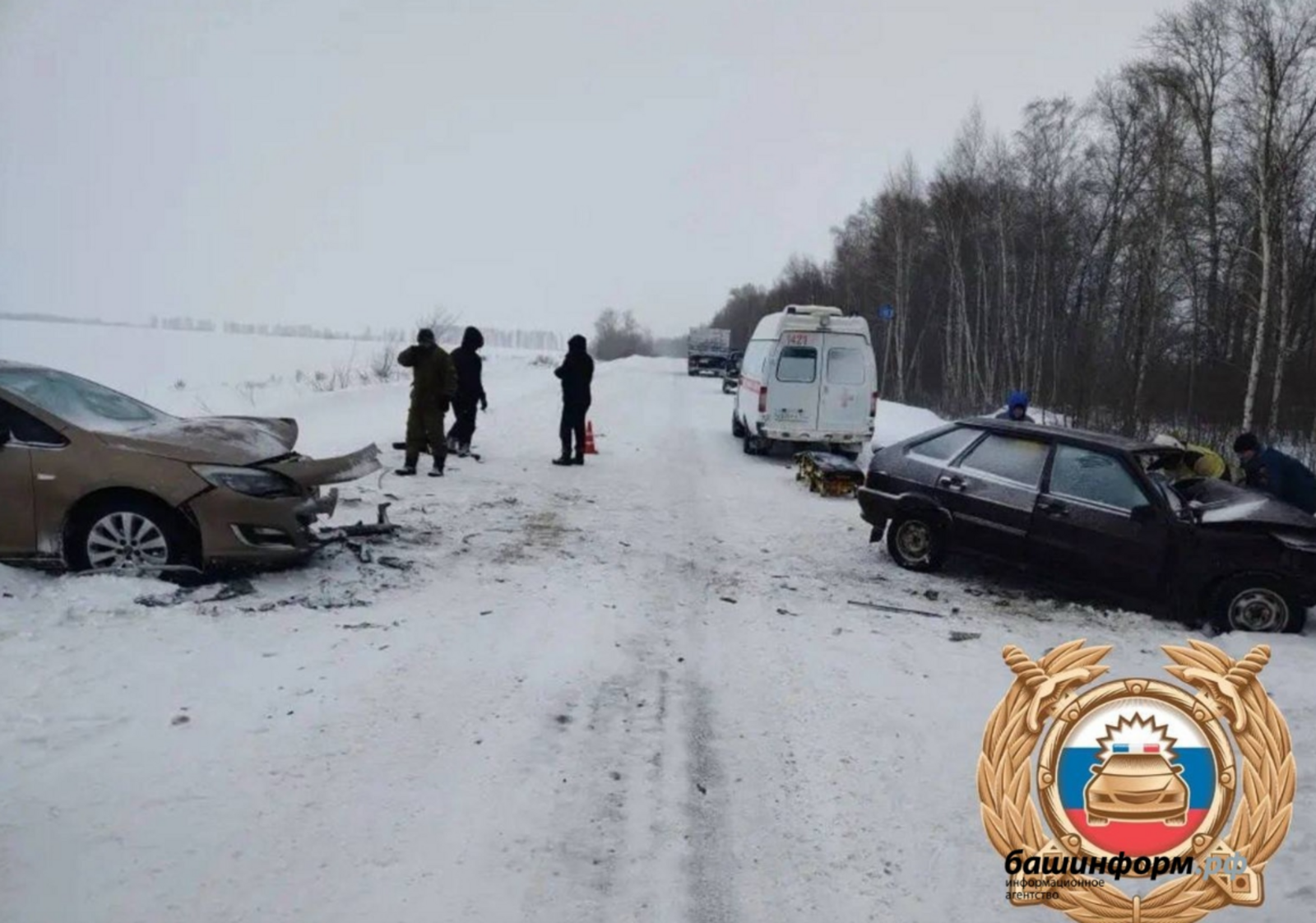В Башкирии после ДТП скончался 68-летний водитель ВАЗ-2114