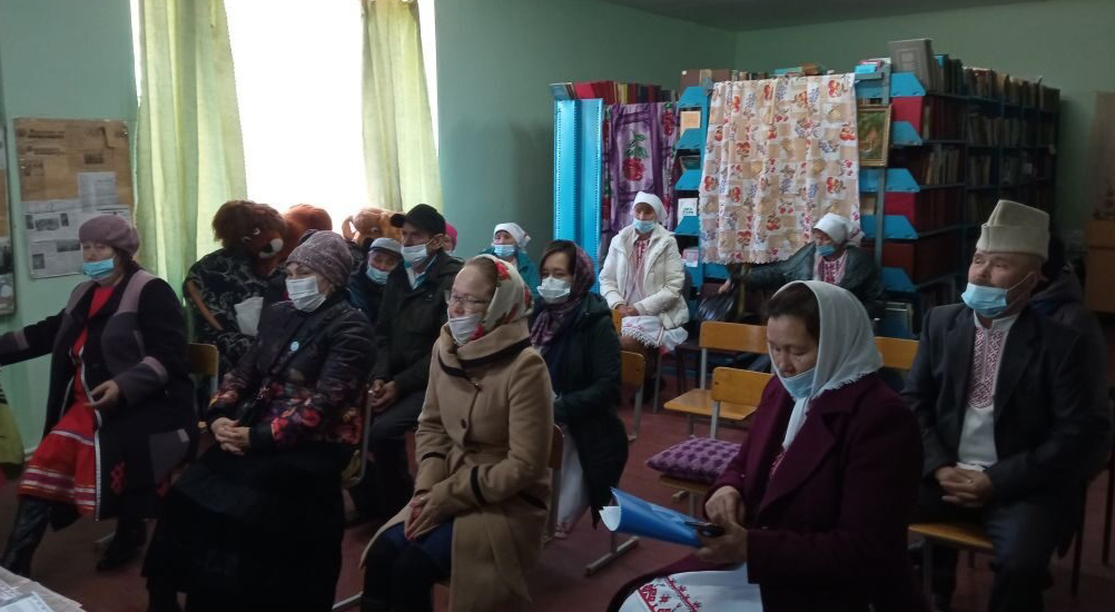 В деревне Нижнеиванаево состоялось отчетно-выборное собрание МНКА "Эрвел марий"