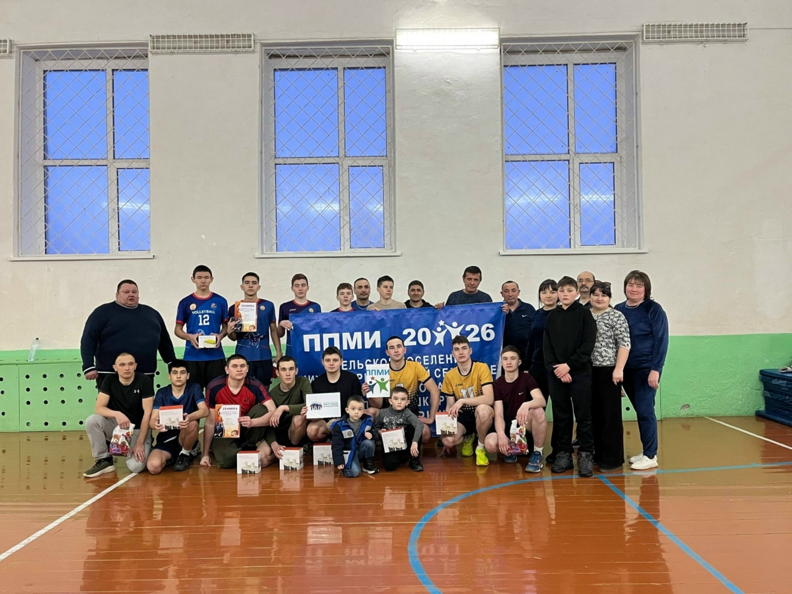 В деревне Верхнекарышево прошел волейбольный турнир