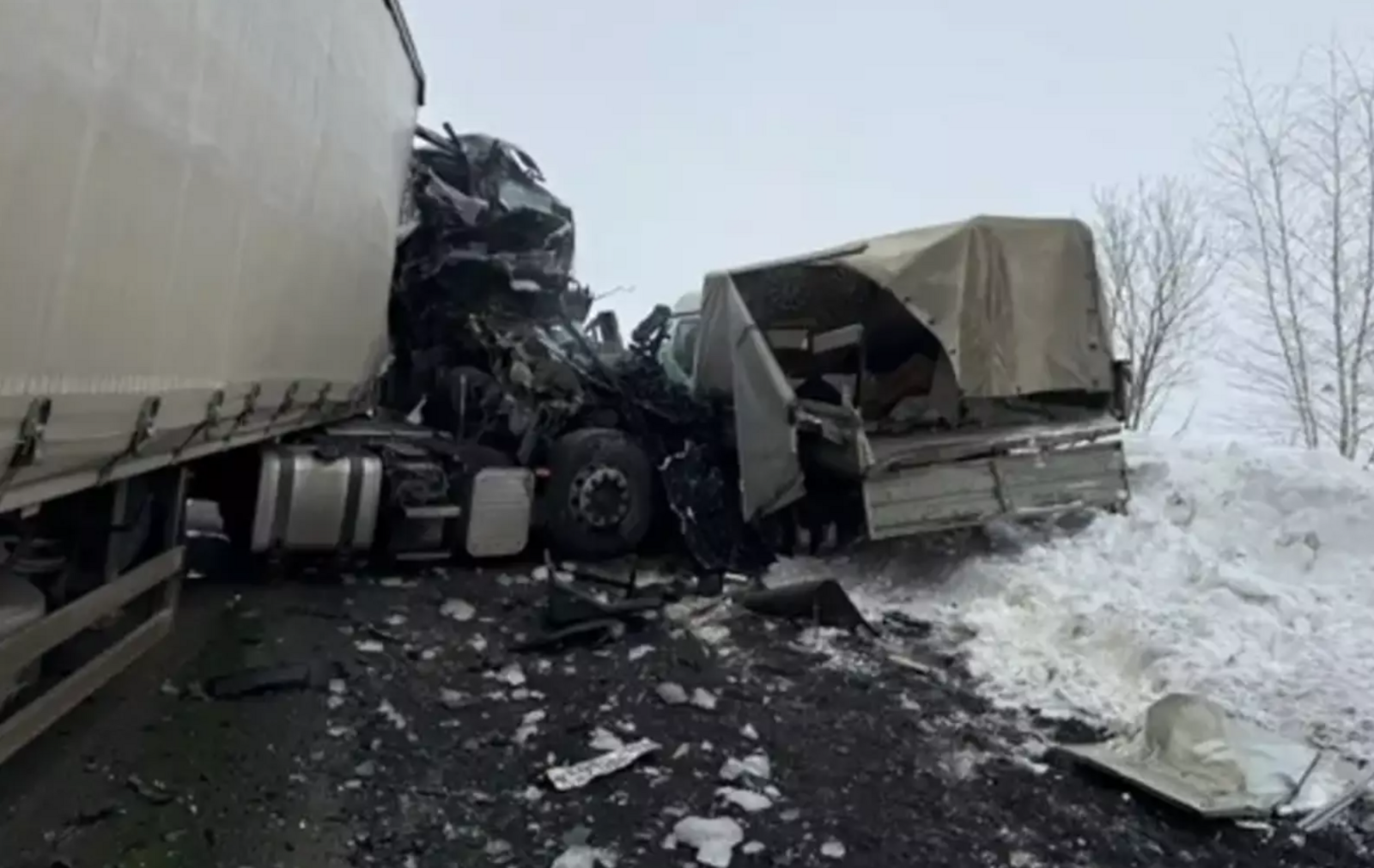 Авария в Мордовии унесла жизни дорожных рабочих