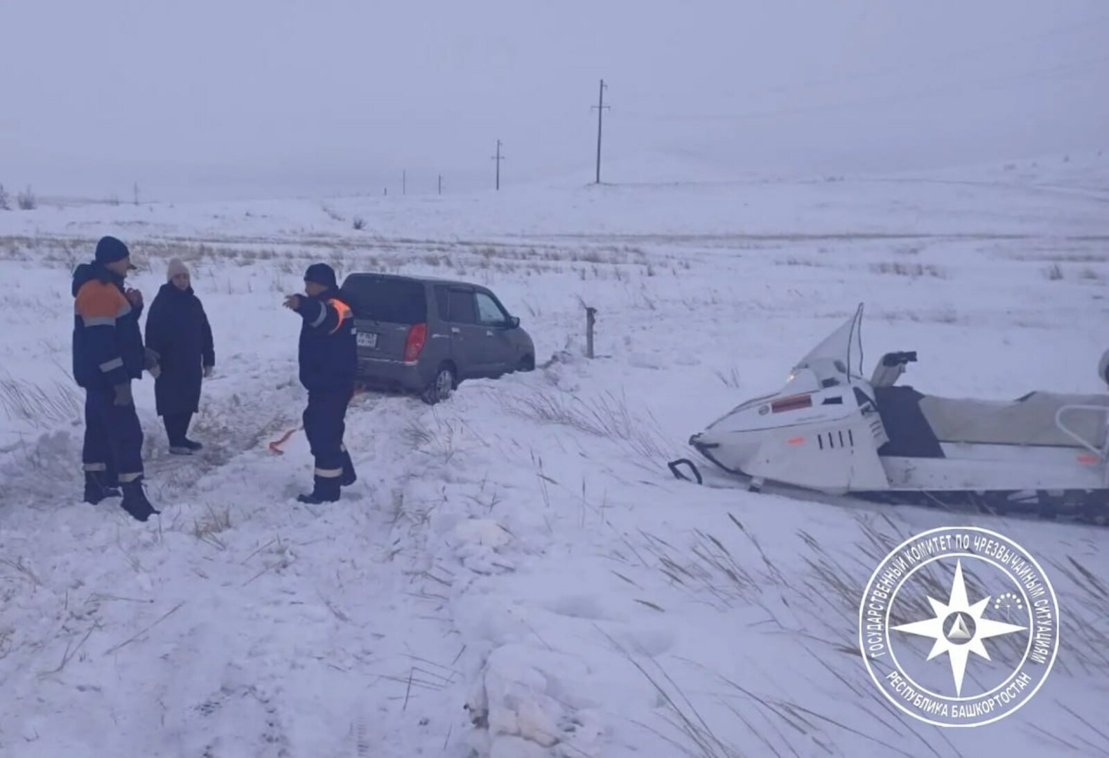 В Баймакском районе супружеская пара застряла по пути к лечебному роднику