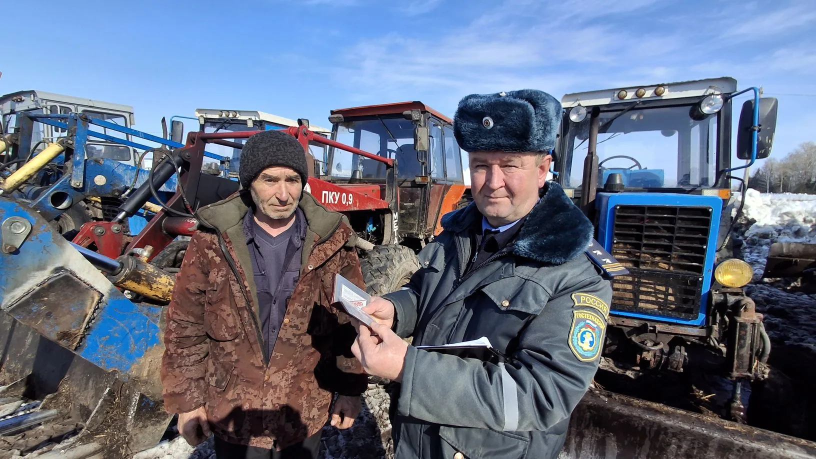 В Балтачевском районе завершается первый этап техосмотра тракторов
