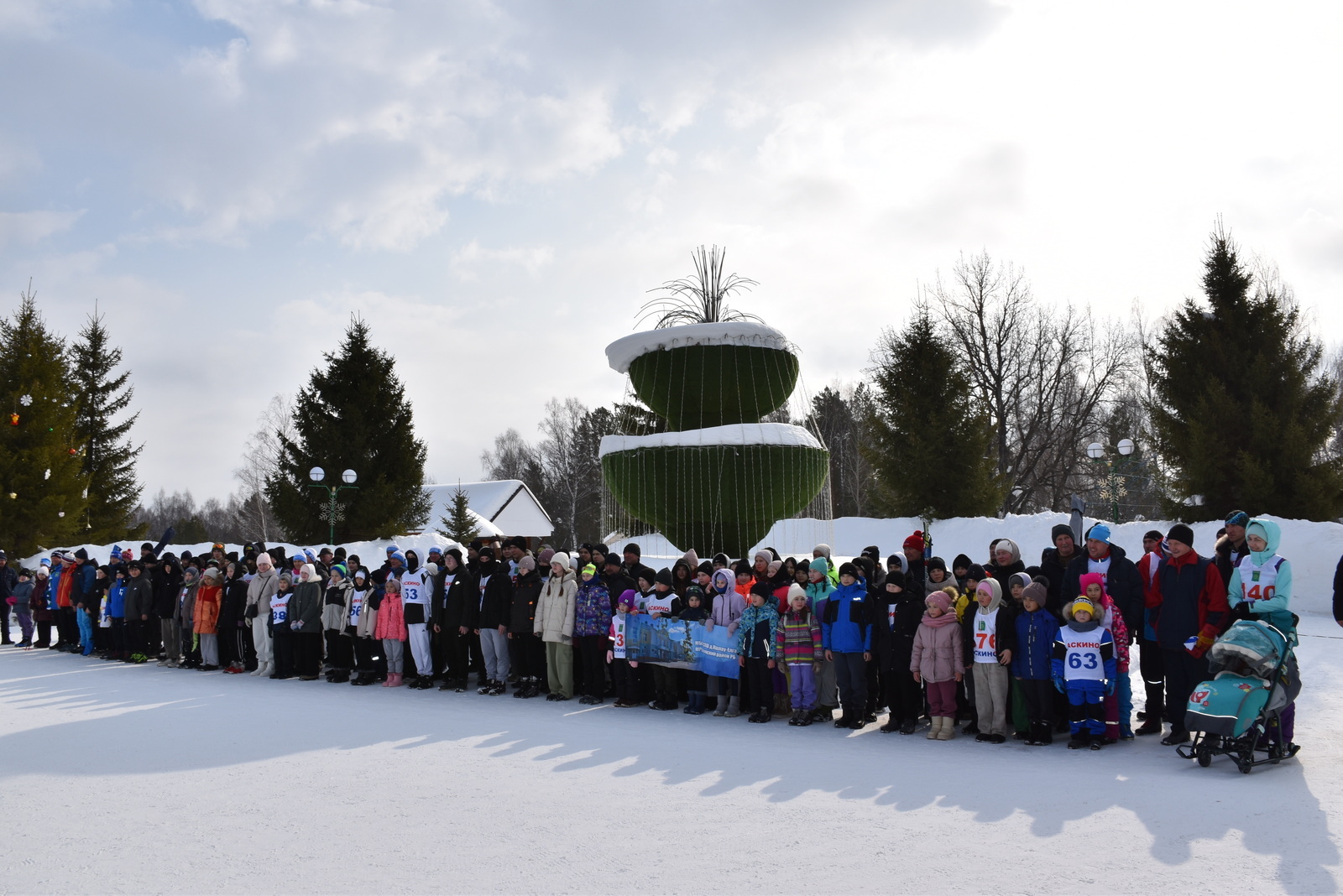 Первенство по лыжным гонкам в Аскинском районе собрало более 150 участников