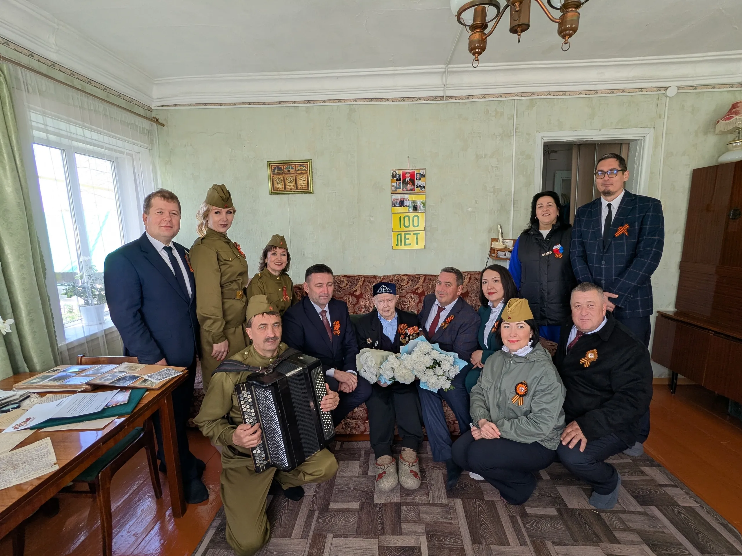 В Балтачевском районе прошёл «Парад у дома ветерана»