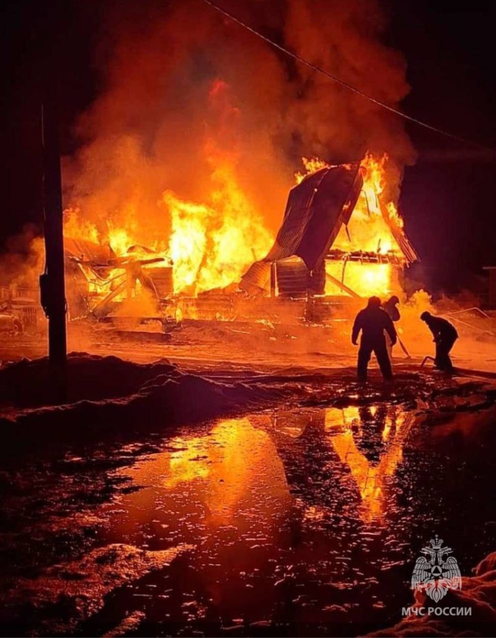 В Абзелиловском районе произошел кошмарный пожар