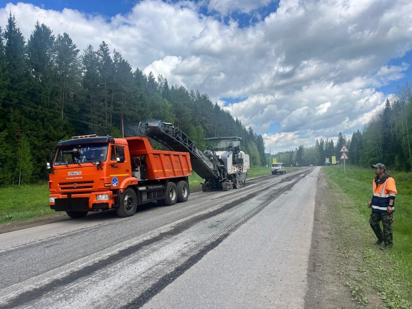 В Башкирии начался ремонт дороги Бураево – Старобалтачево – Куеда