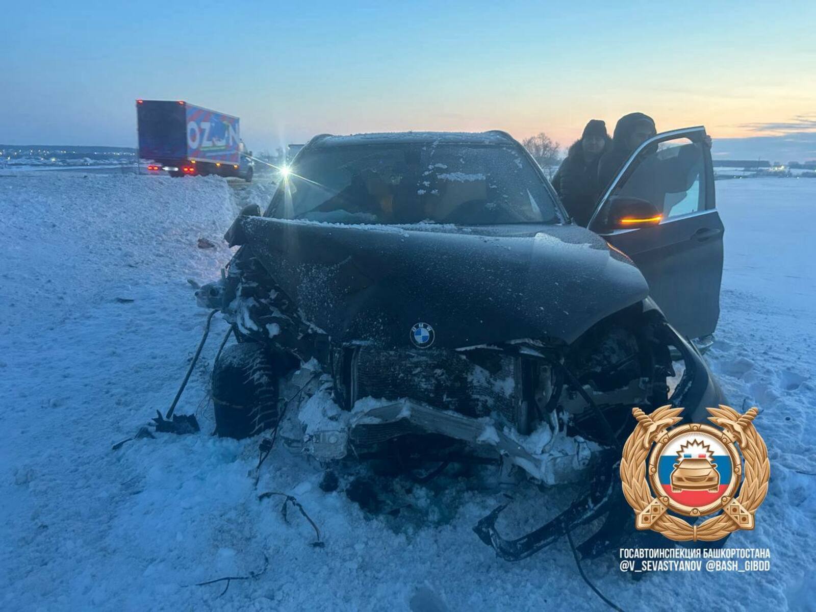 Водитель Opel Astra скончался после столкновения с BMW в Башкирии