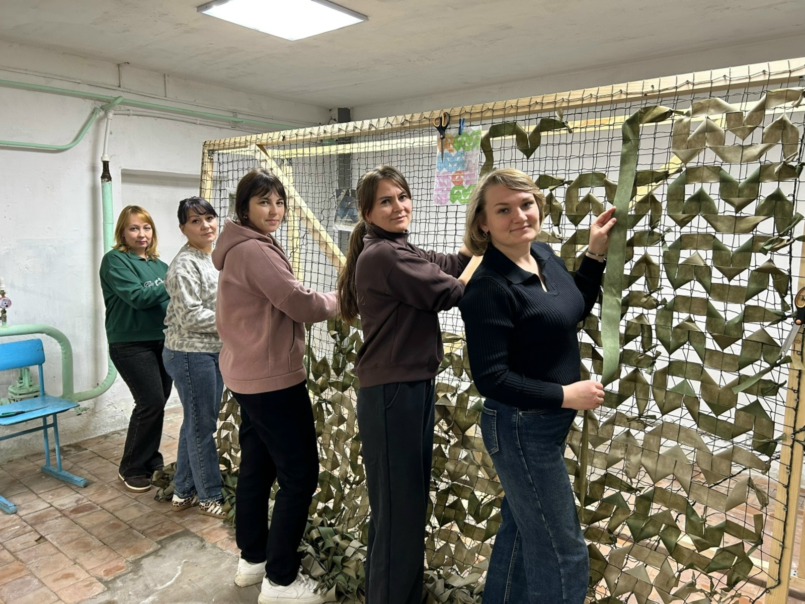 Маскировкалау челтәрләрен үрү