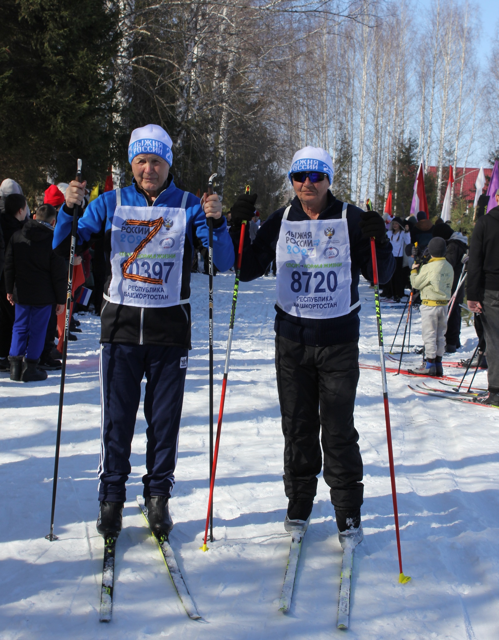 Лыжные соревнования в честь погибших в зоне СВО в деревне Нижнеиванаево