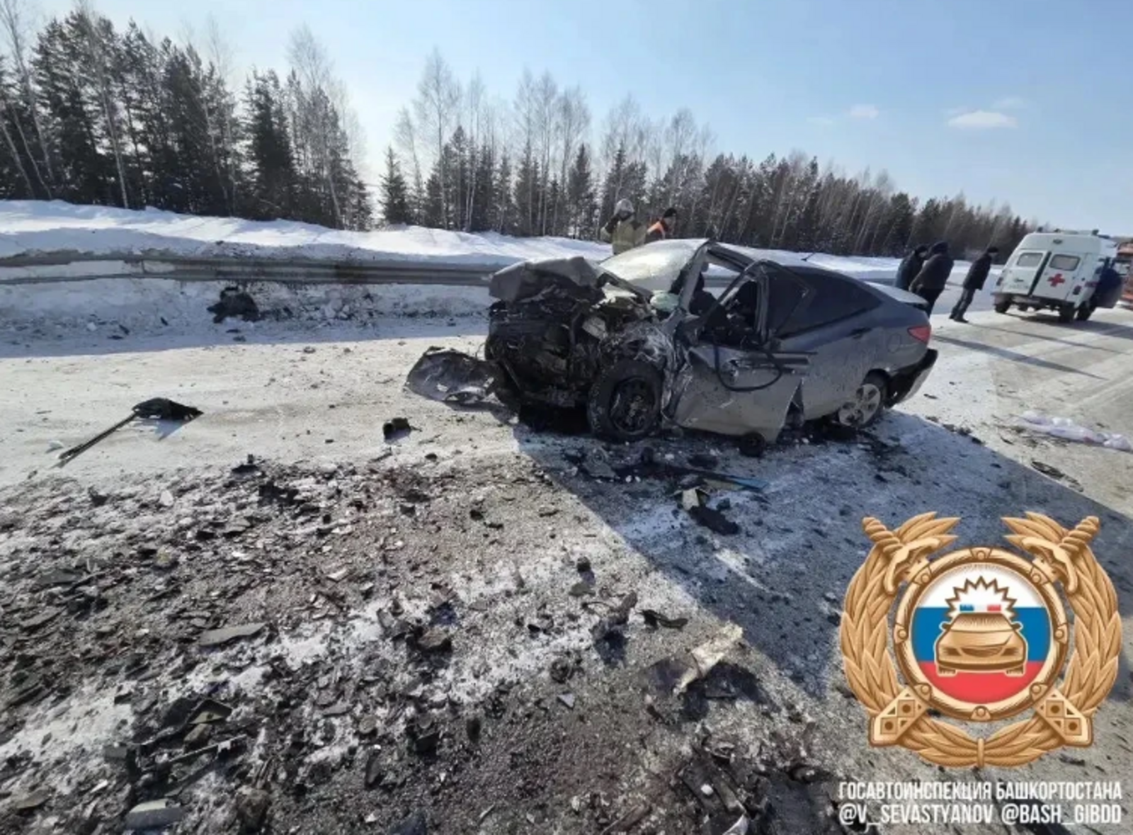 В смертельном ДТП в Башкирии погибли пять человек